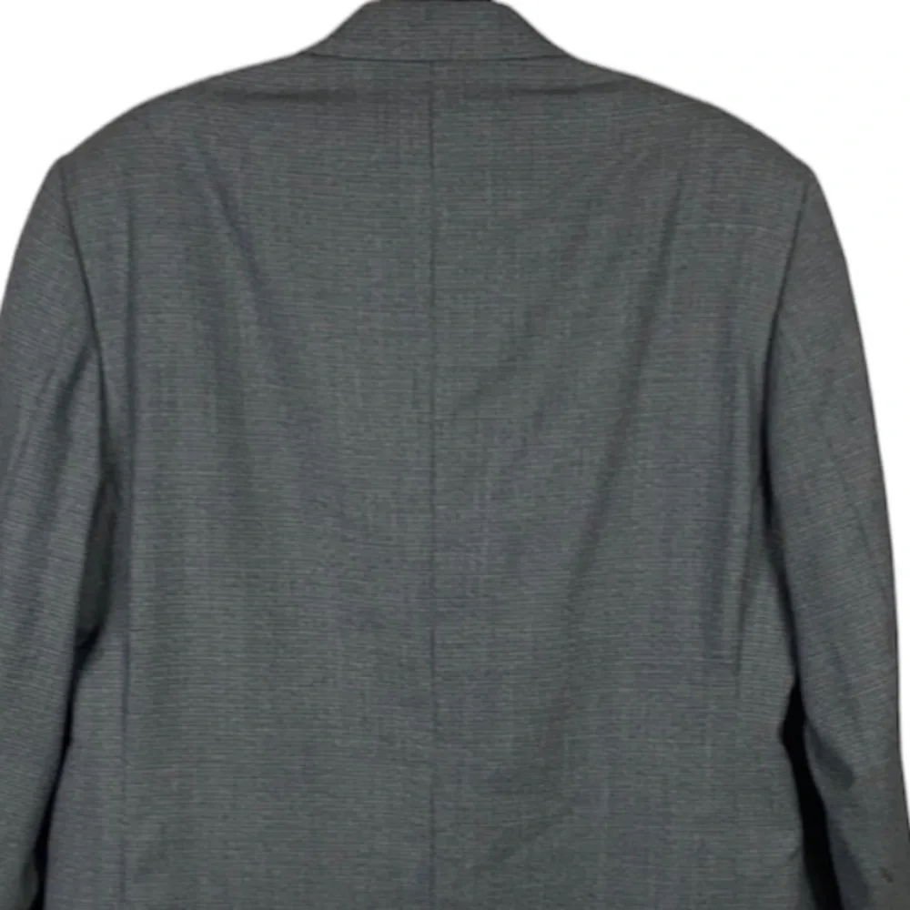 Oscar De La Renta Vintage Plaid Wool Blazer size 42L
